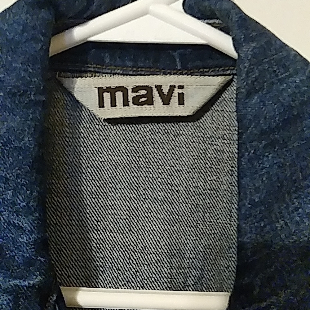 🆕 Vintage Denim Mavi Trucker Kathy Jacket in immaculate condition Y2K - Picture 3 of 5